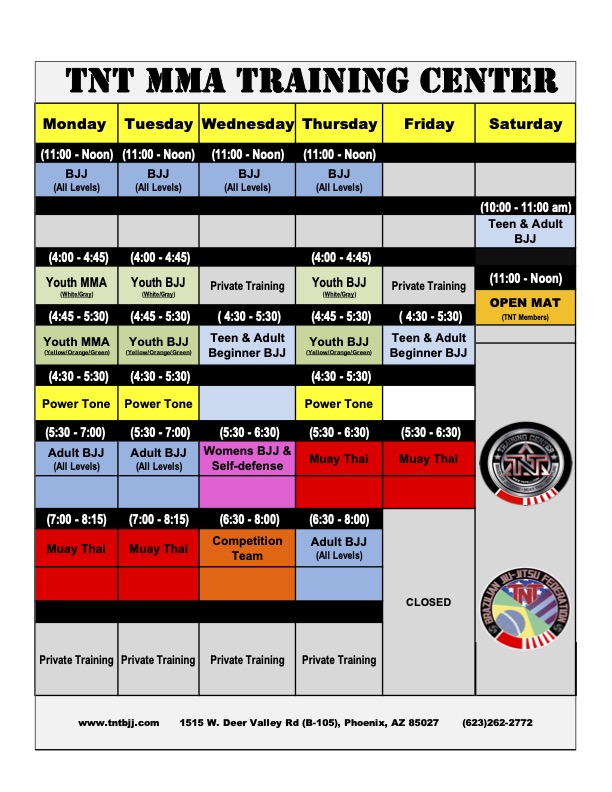 MMA Classes in Phoenix, AZ - Training for Kids & Adults | TNT Mixed